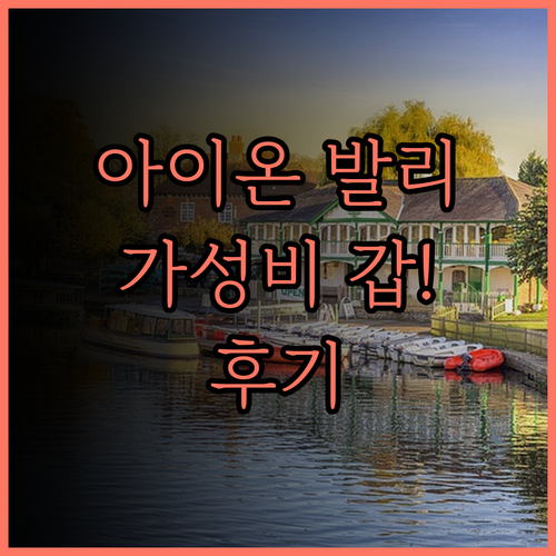 아이온 발리 베노아 후기 가성비 최고