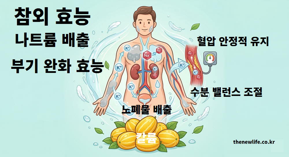 참외 효능 나트륨 배출 부기 완화