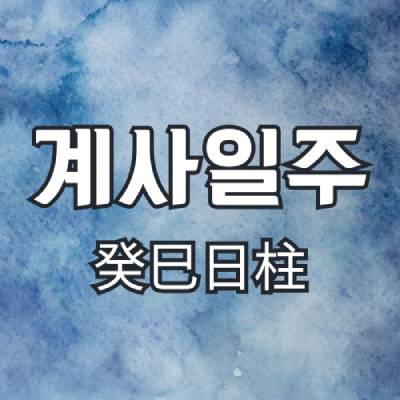 계사일주(癸巳日柱)