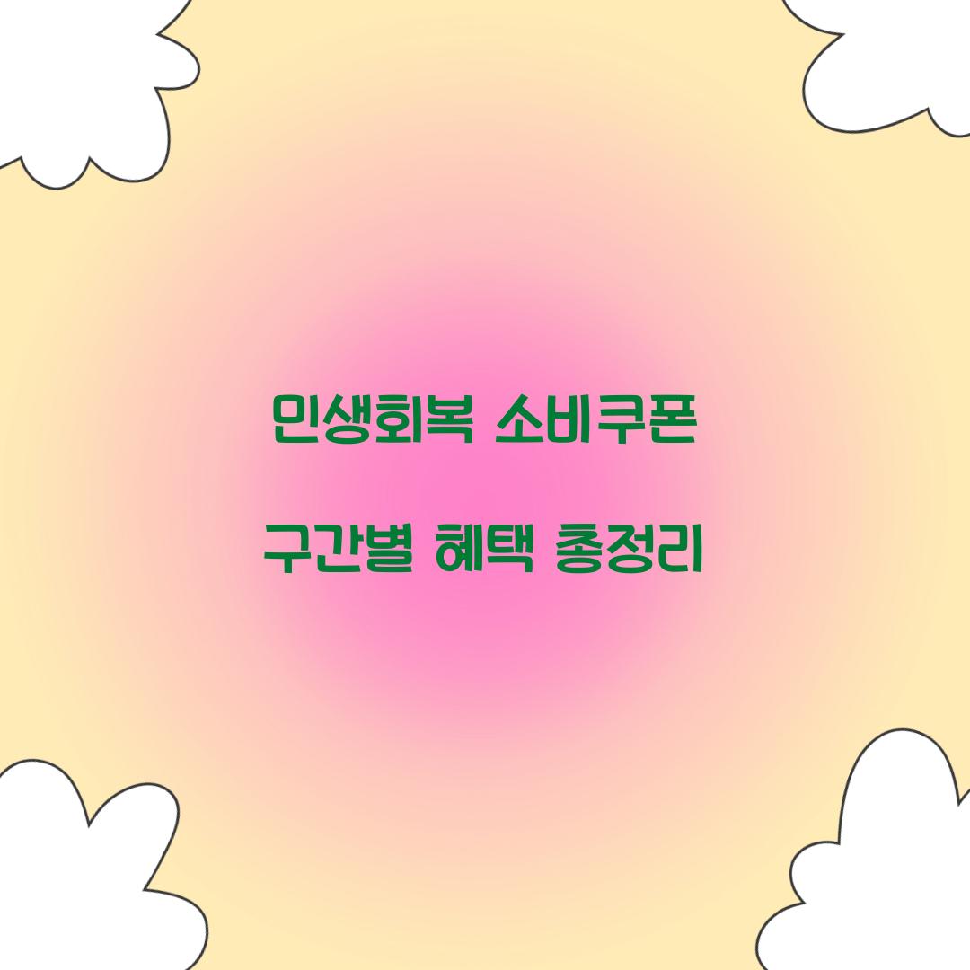 민생회복 소비쿠폰 구간