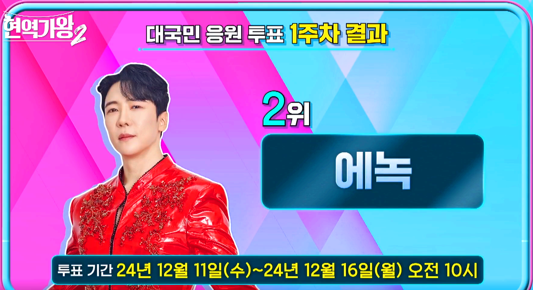 현역가왕 2 대국민 응원 투표