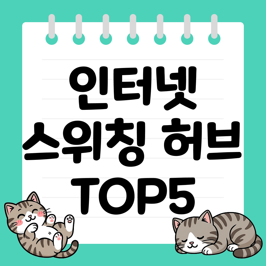 인터넷 스위칭 허브 추천 순위 TOP5