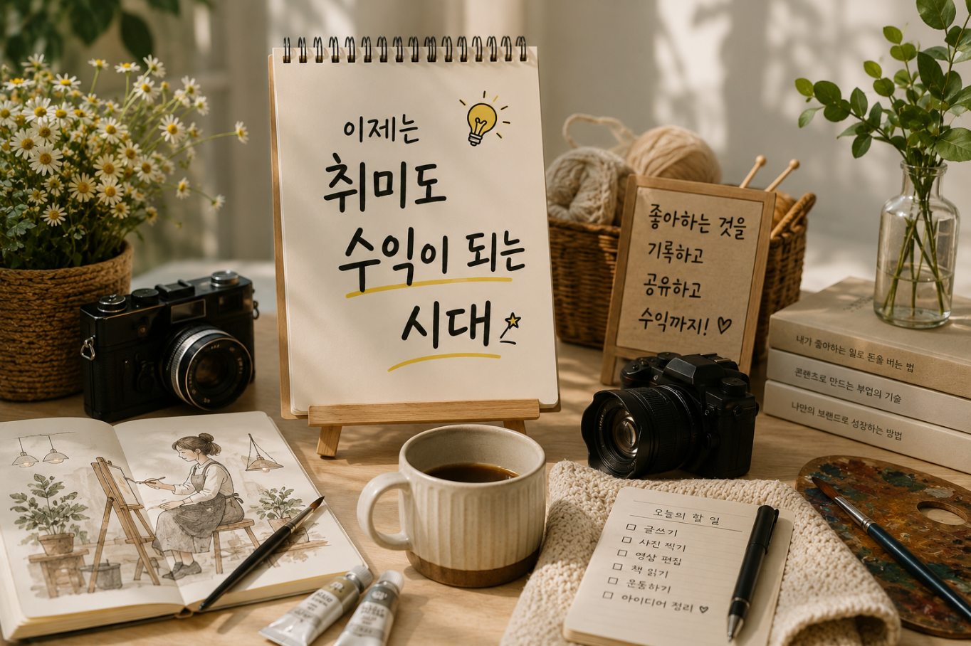 이제는 취미도 수익이 되는 시대