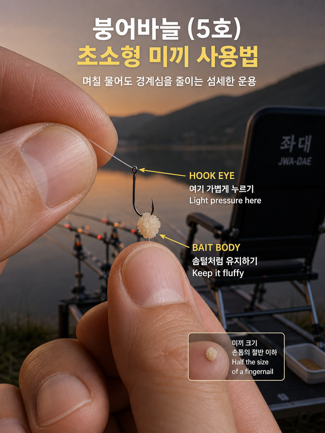 정교한 바늘달기 요령