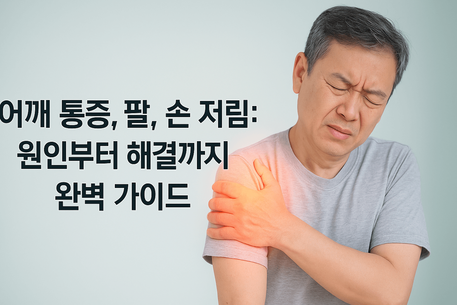 어깨 통증, 팔, 손 저림: 원인부터 해결까지 완벽 가이드