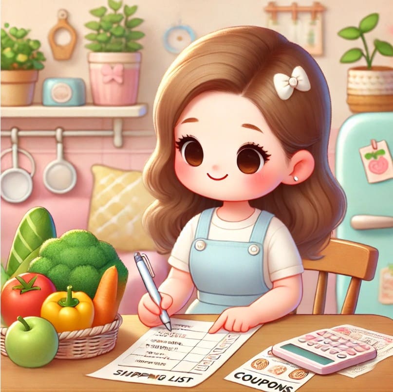 장보기-목록-쓰는-아이-모습