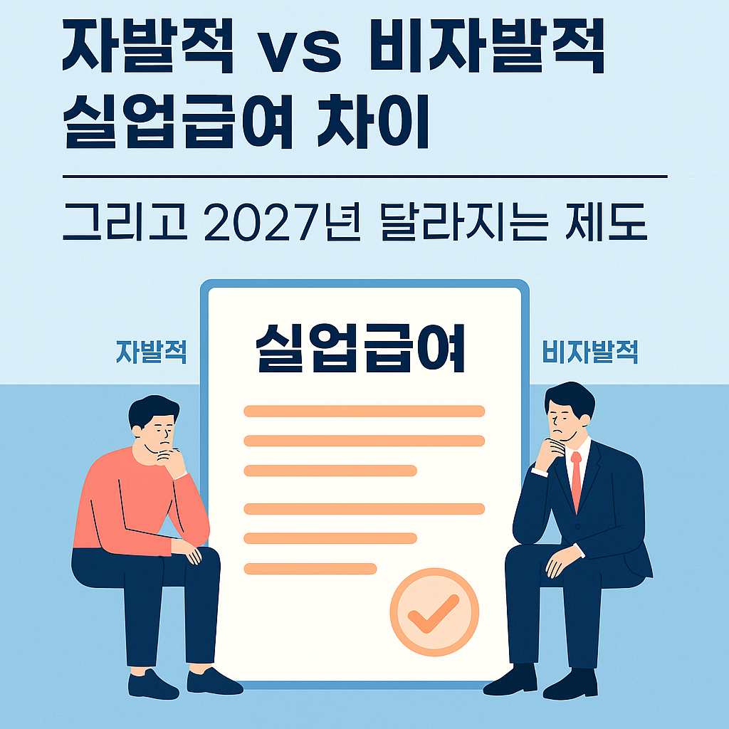자발적 비자발적 실업급여차이