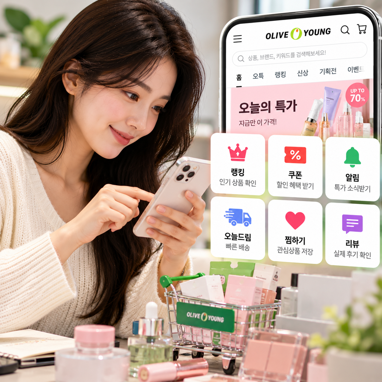 올리브영 온라인몰 쇼핑할 때 알아두면 좋은 기능