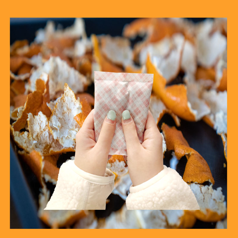 귤껍질 활용법 전자레인지 냄새 제거 천연 손난로