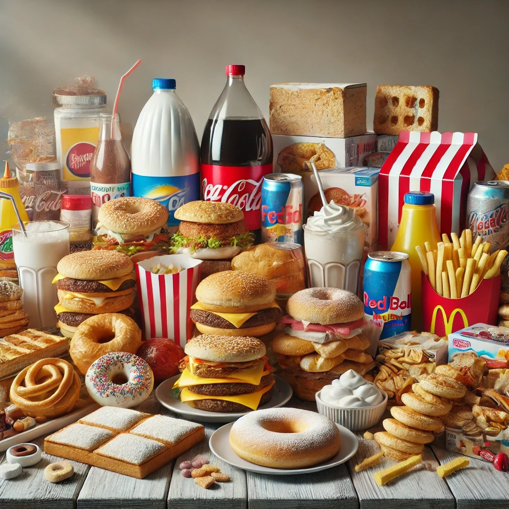 가공식품과 정제 탄수화물 섭취가 많은 서구식 식단