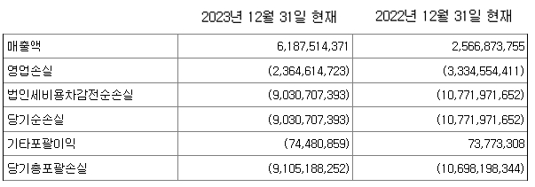 아이씨티케이 재무정보