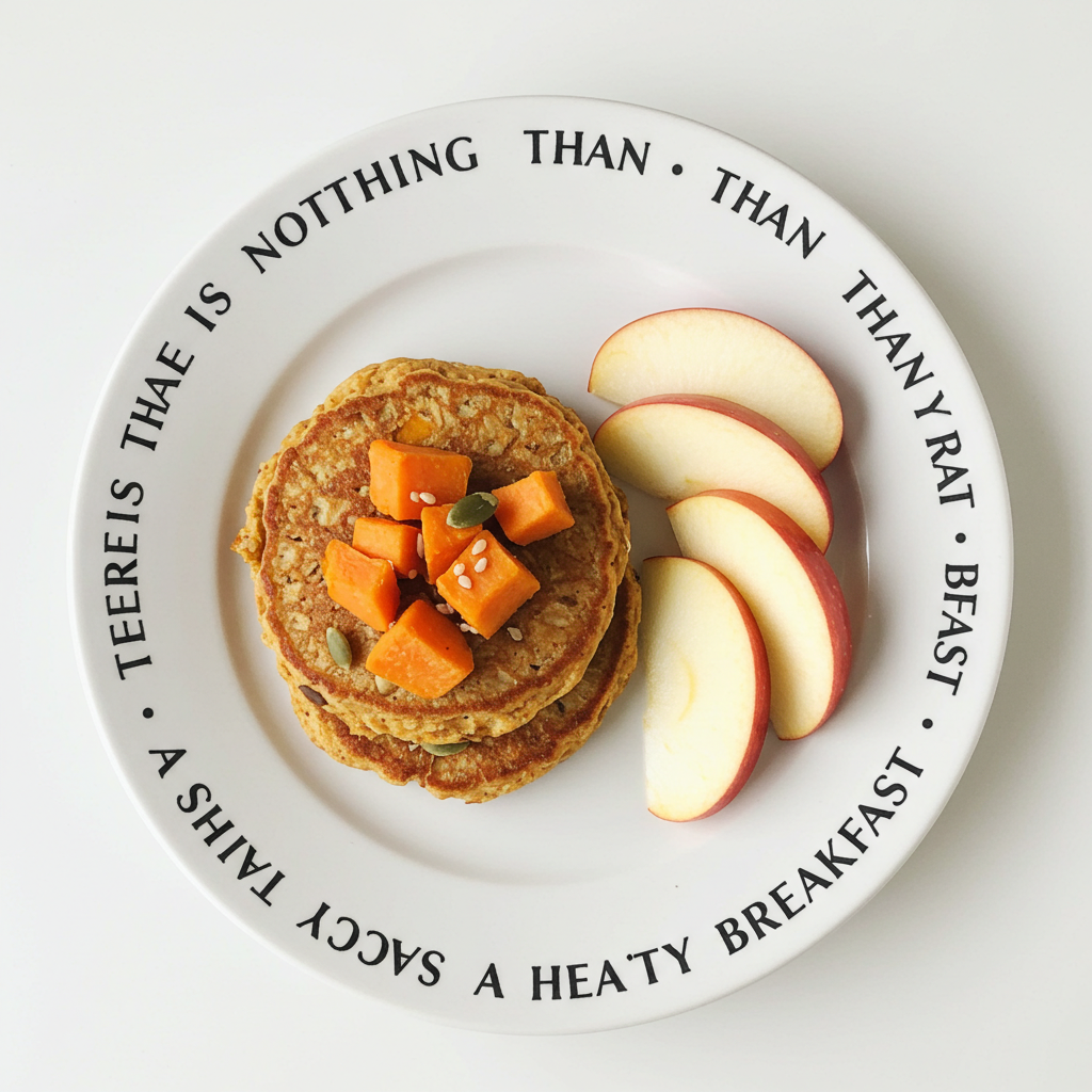 고구마 오트밀 팬케이크