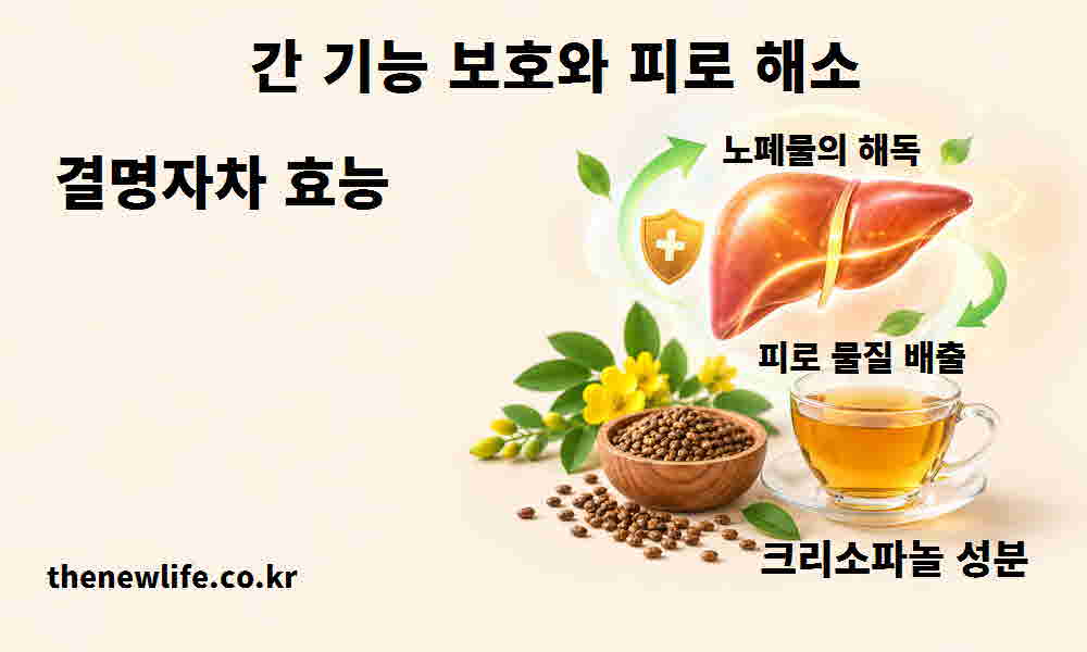 결명자차 효능 간 기능 보호 피로 해소