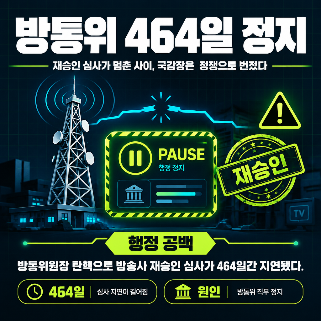 방통위 464일 정지