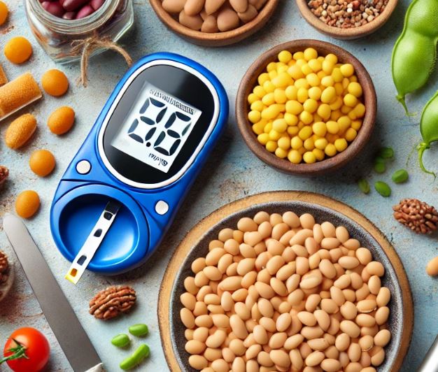 루핀콩과 혈당 관리 그리기