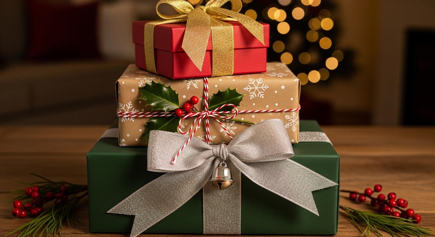 크리스마스 선물상자 박스