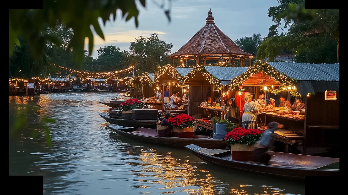 암파와 수상시장에서 꼭 해봐야 할 경험
