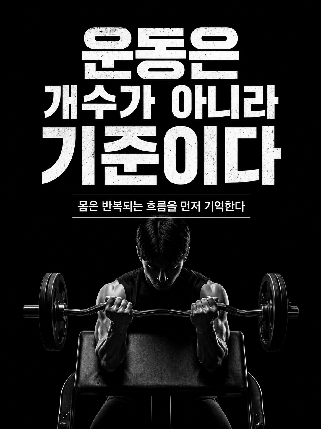 운동은 개수가 아니라 기준이다