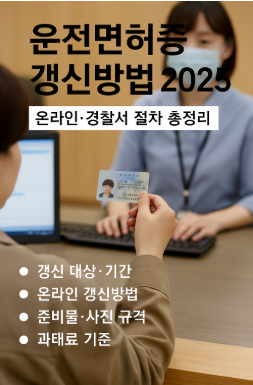 운전면허증 갱신방법