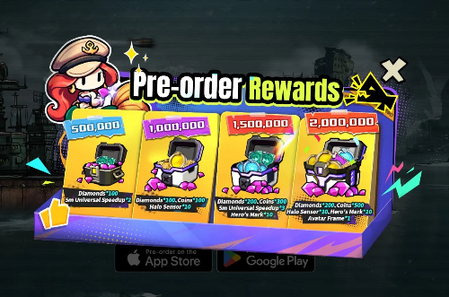 공식 웹 사이트 사전 예약 보상