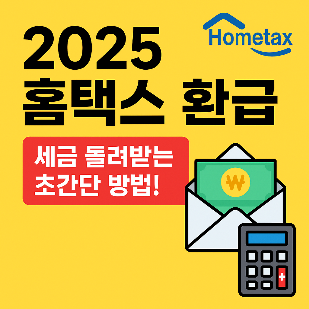 2025 홈택스 환급절차 총정리