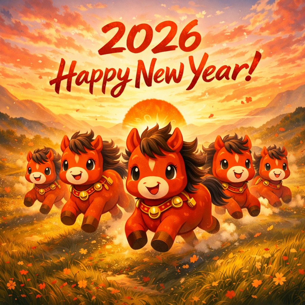 2026년 신년축하 연하장 이미지들 01