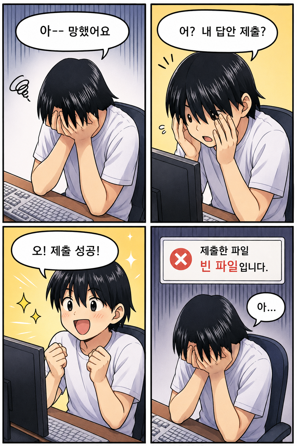 아 망했어요.