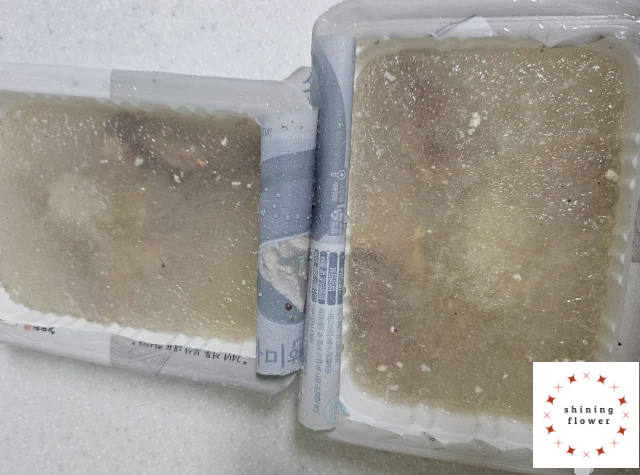 갈비탕 1kg짜리 2팩 개봉 후