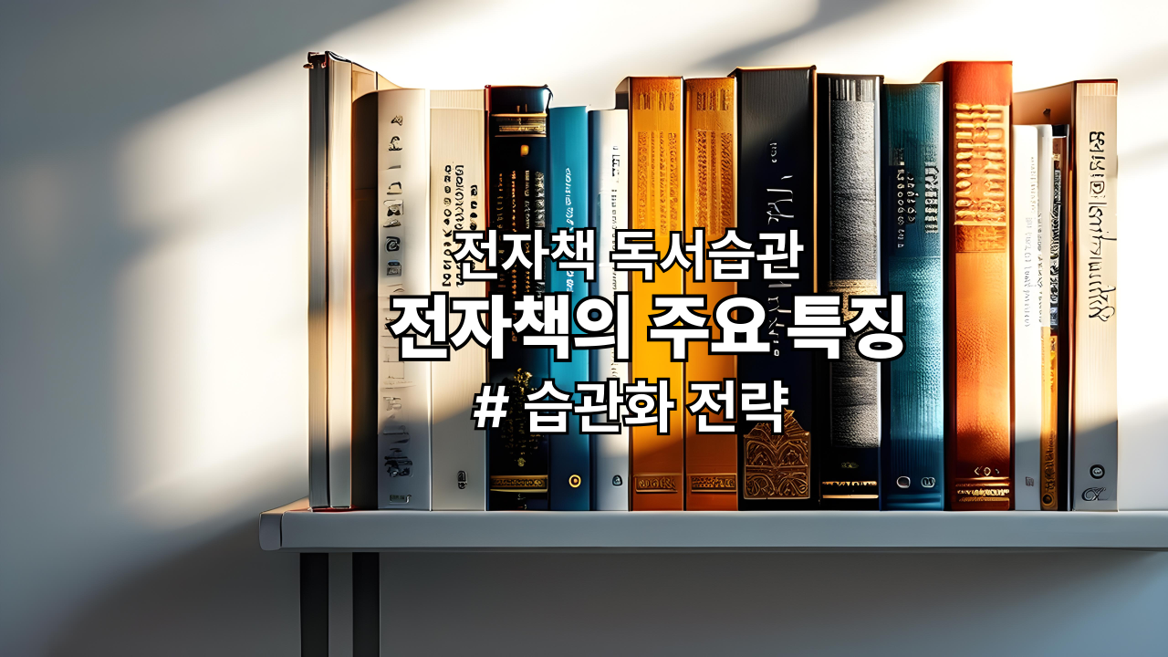 📱 집중력 약한 나도 가능! 전자책 독서습관 - 종이책 vs 전자책 어떤 게 좋을까?