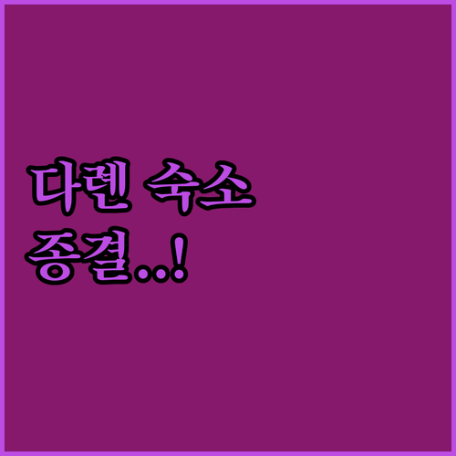 직접 확인한 다롄 숙소 리스트 조식 ..