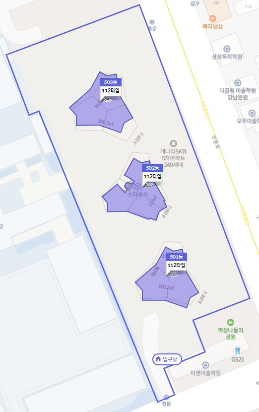 단지배치도
