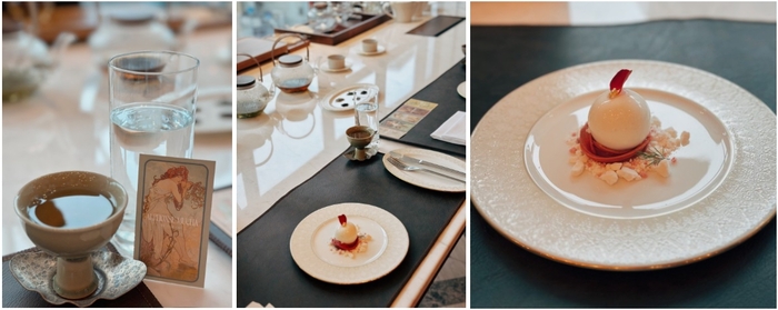 차 오마카세 디저트 메뉴