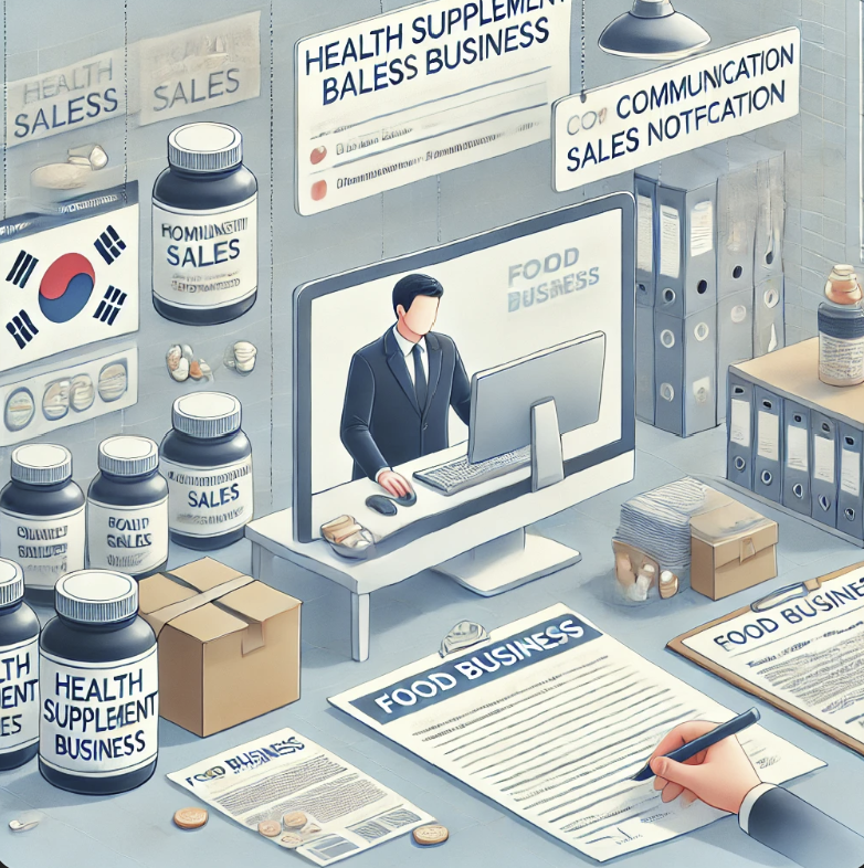 건강기능식품 사업과 관련된 등록 및 신고 관련 자료