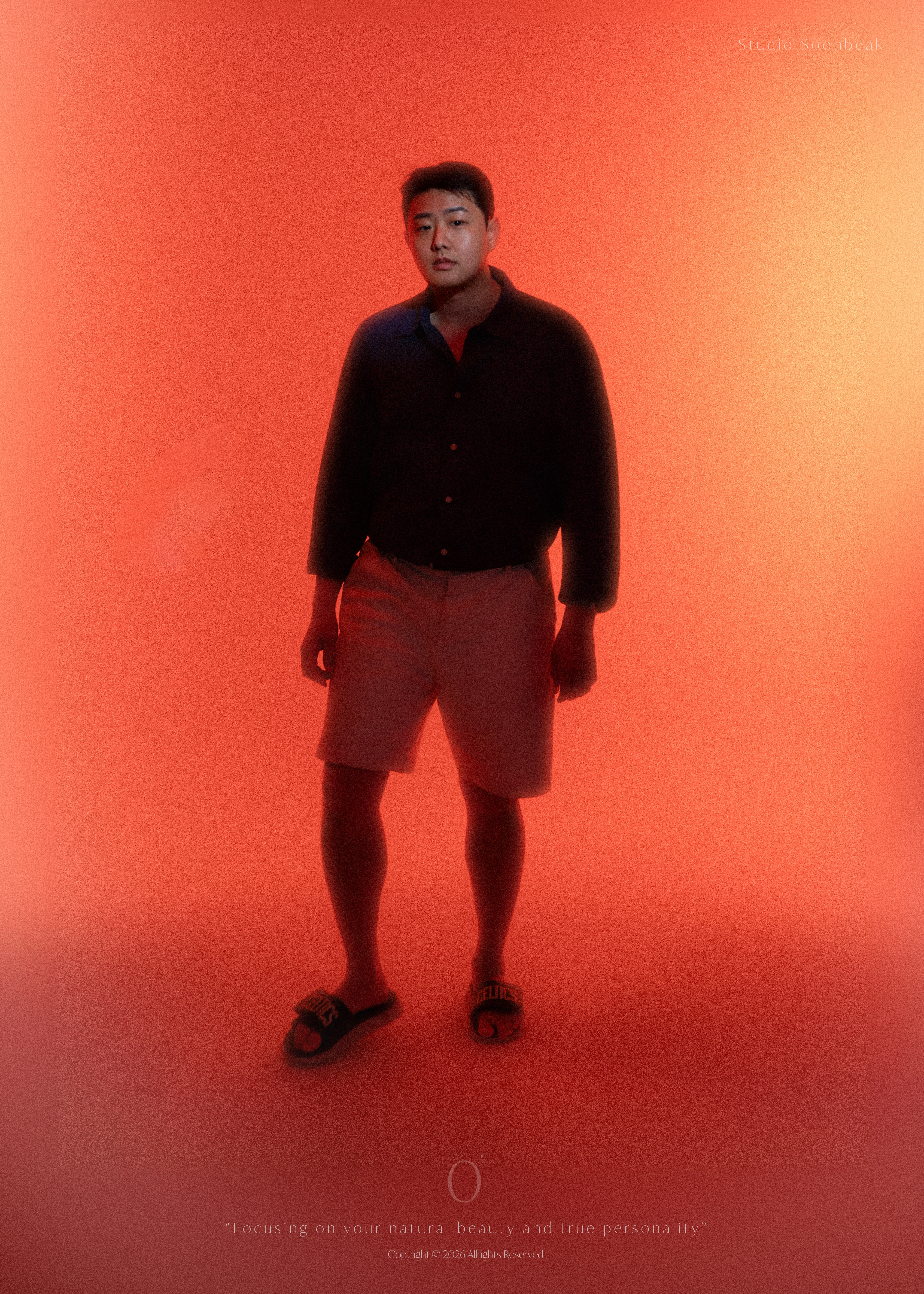 천안사진관 인플루언서 프로필 아트워크 레드컨셉