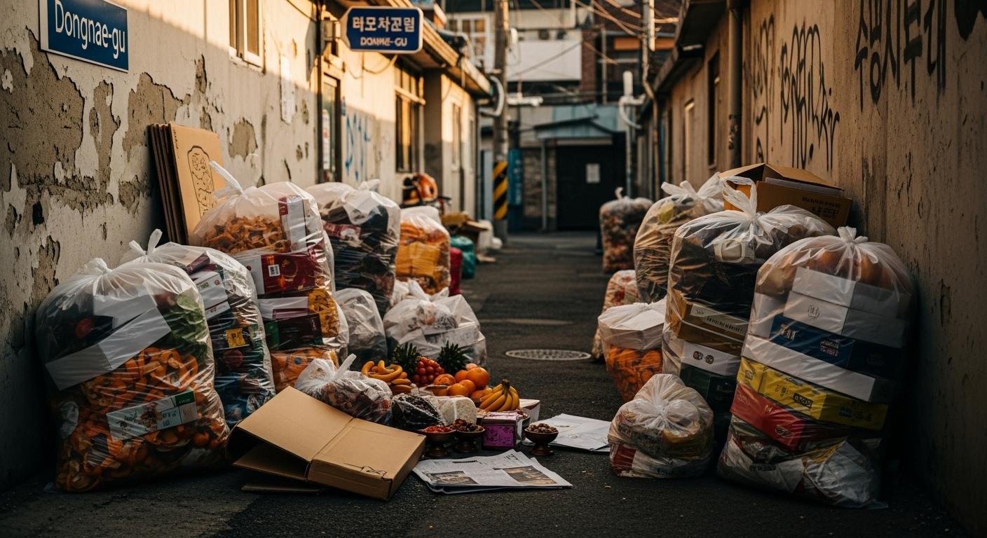 동래구 추석 쓰레기