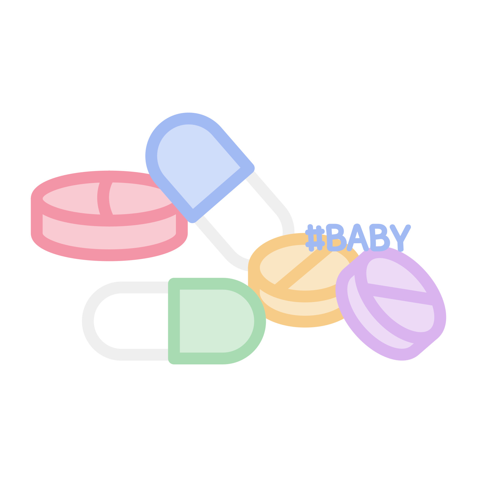 신생아 영양제 사진