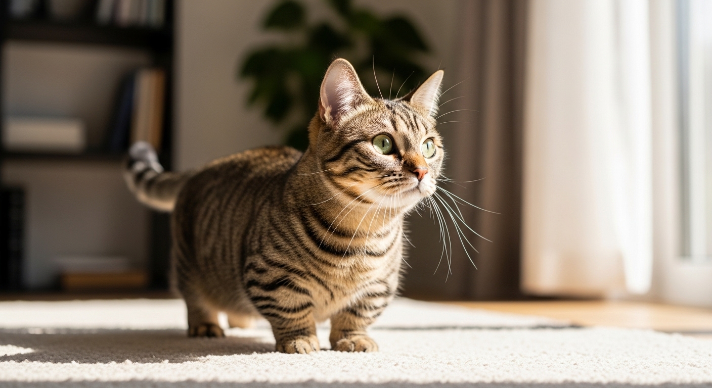 먼치킨 고양이 사진