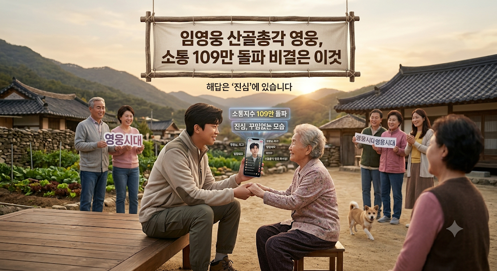 임영웅 산골총각 영웅, 소통 109만 돌파 비결은 이것