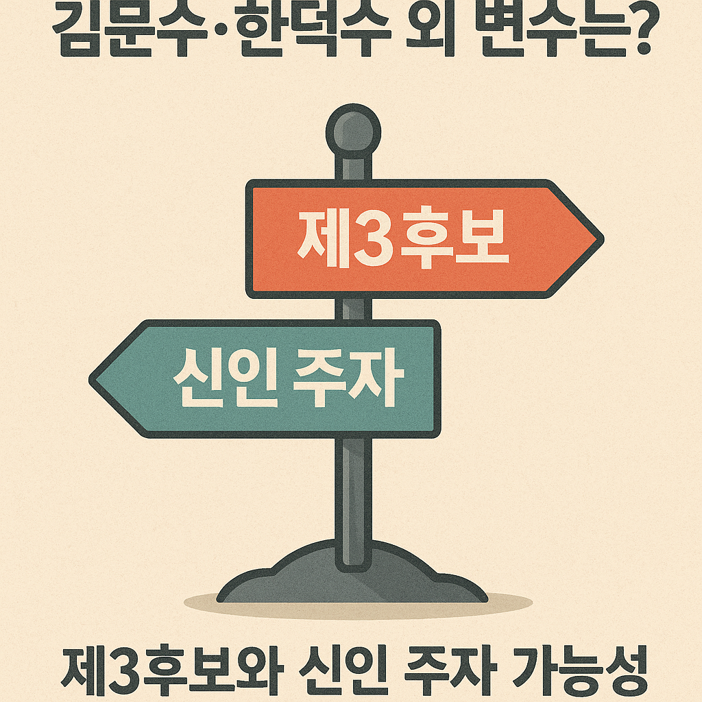 📌 7. 김문수·한덕수 외 변수는? 제3후보와 신인 주자 가능성 - 타이틀사진