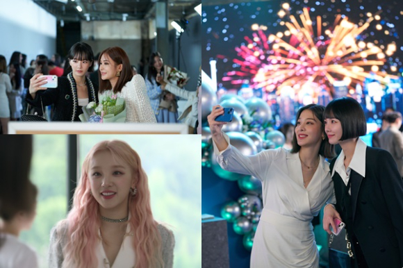 &#39;셀러브리티&#39;에 설인아&#44; 정유진&#44; 우기가 특별출연 했다. [사진=넷플릭스]