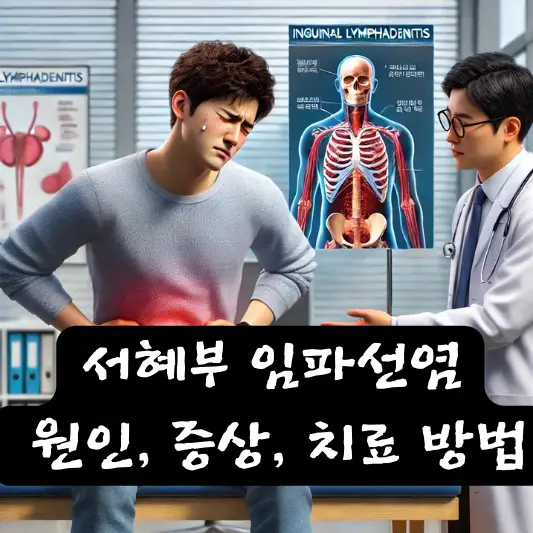 서혜부 임파선염 치료법 진단