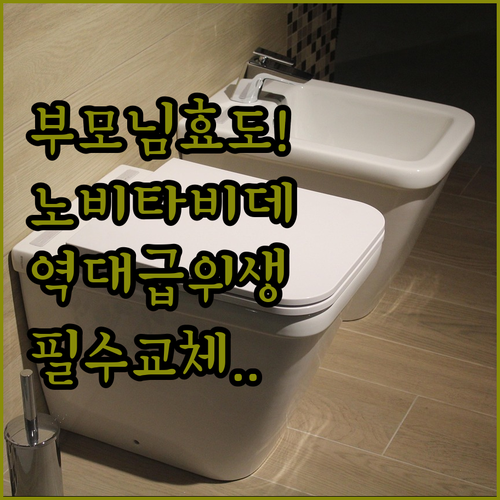 부모님 댁 비데 교체 노비타 BD S..