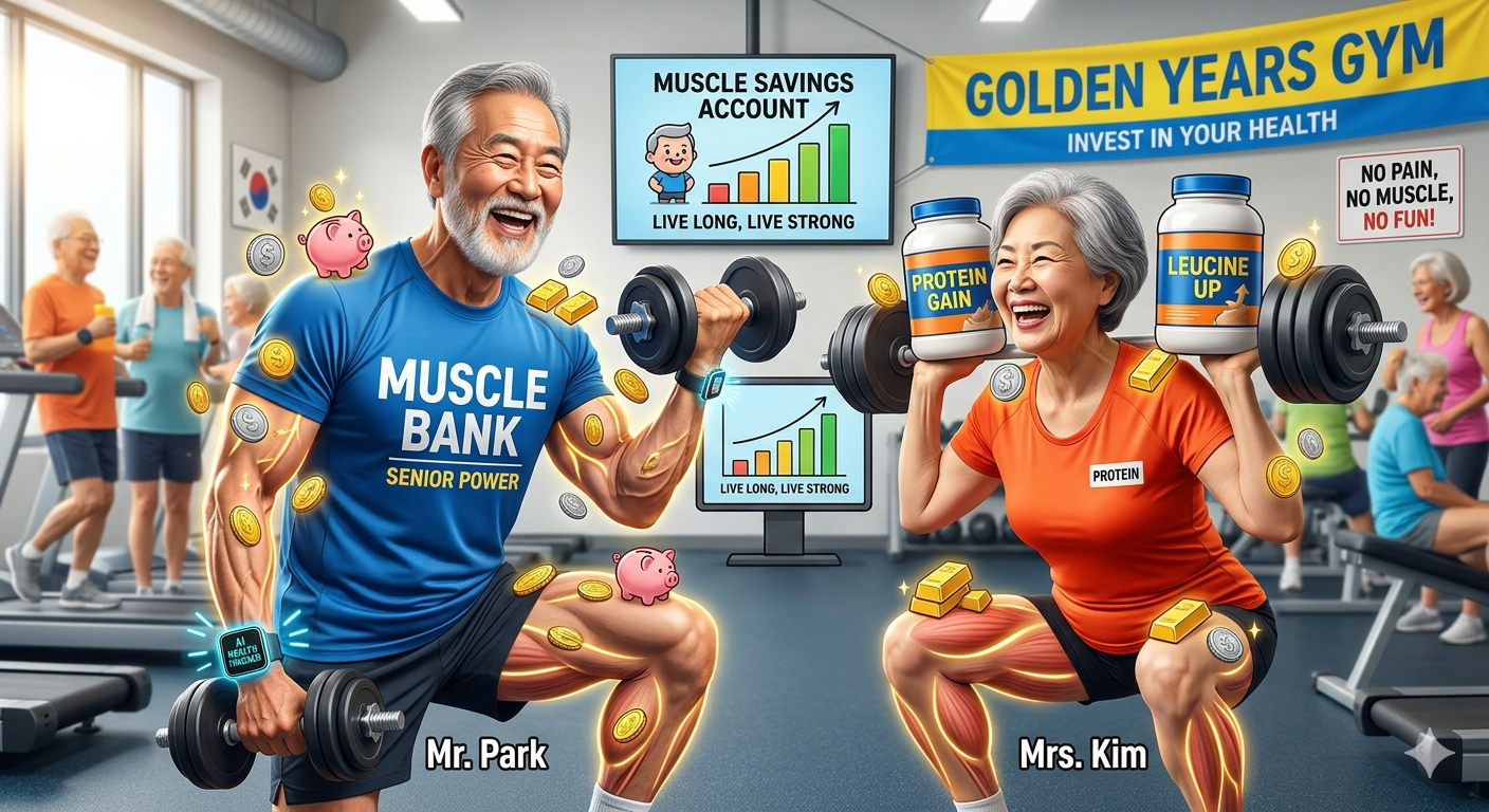 무병장수? 아니, 유근(有筋)장수! 내 근육이 가출하기 전에 붙잡는 시니어 건강 필살기