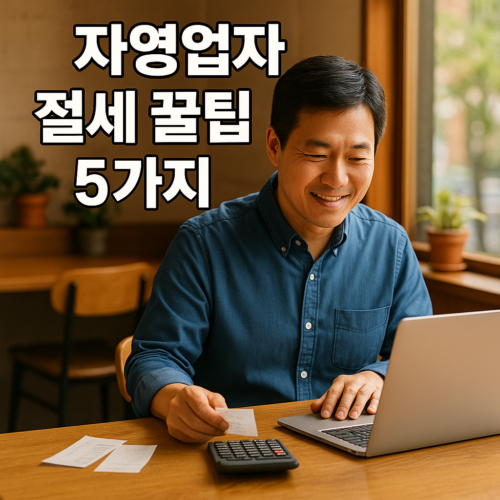 자영업자 절세 꿀팁 5가지