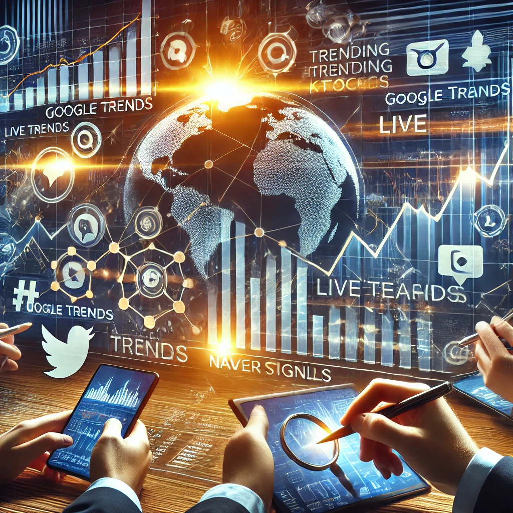실시간 인기 키워드를 기반으로 한 투자 전략에 대한 이미지