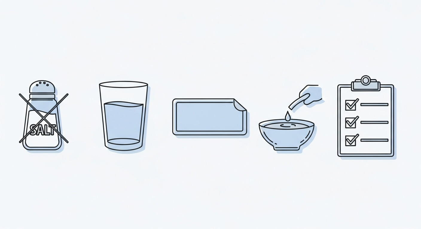 나트륨 줄이기, 실생활에서 바로 실천하는 법