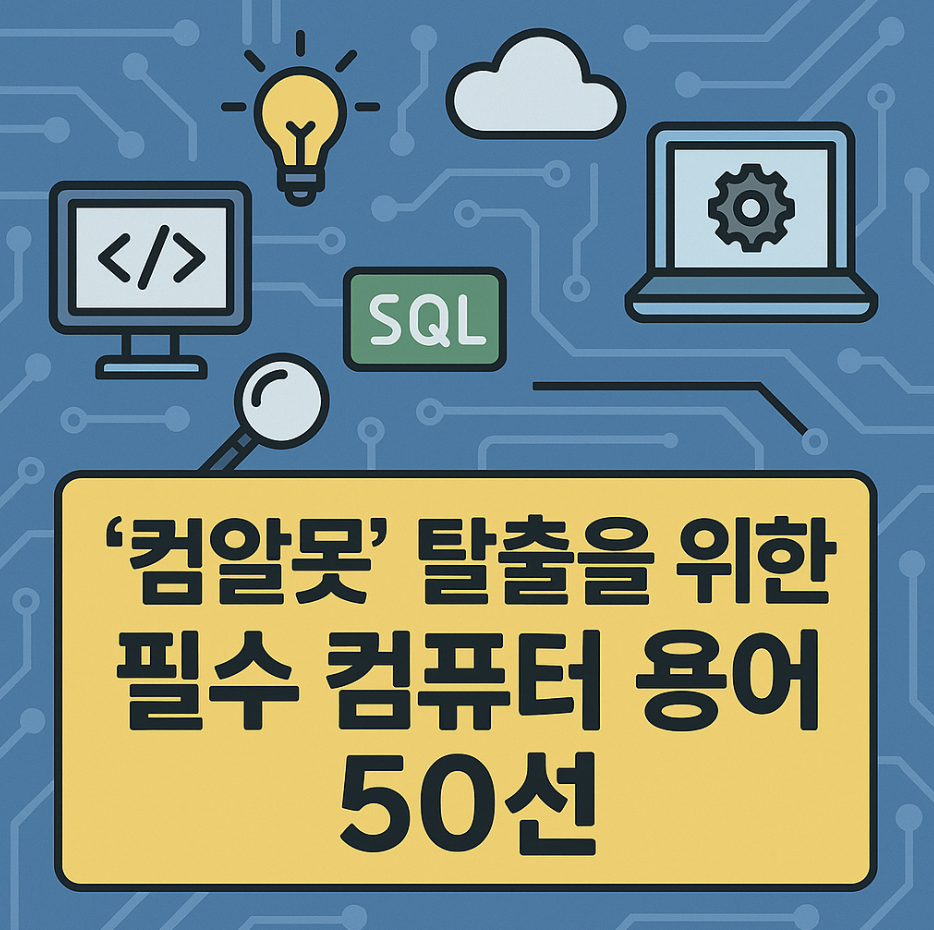 '컴알못' 탈출을 위한 필수 컴퓨터 용어 50선