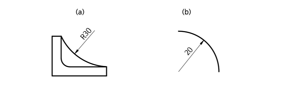 반지름의-치수-기입