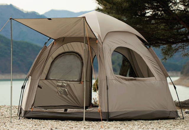 로티캠프 원터치 텐트 단점 보완, 4윈도우 개방감 완벽 분석