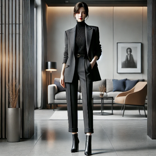 모던 시크룩 오피스룩